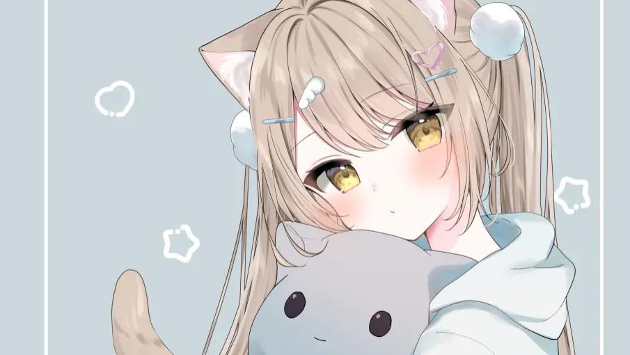 可爱的猫娘少女