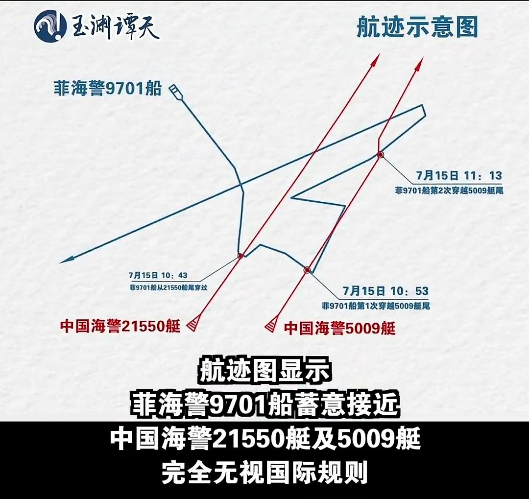 7月15日，菲律宾船只在中国黄岩岛附近海域对中国巡逻艇发起了主动攻击，试图制造一