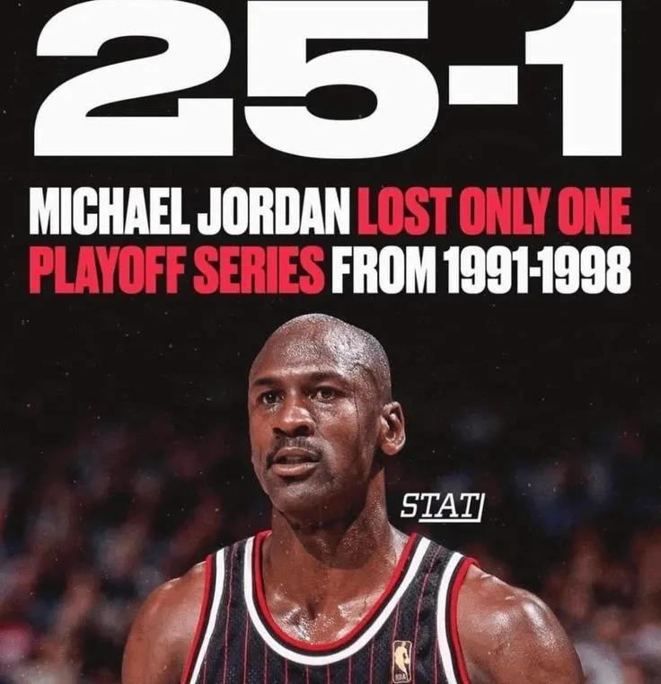 神之所以是神，看完以下内容你就知道了！从1991年到1998年，当时效力于公牛的