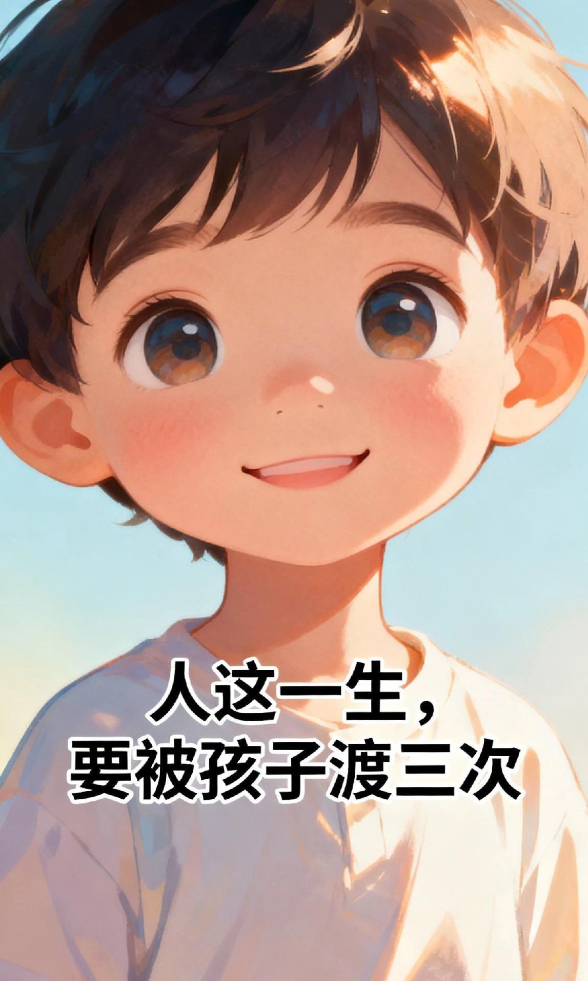 人这一生，要被孩子渡三次。
第一次，是渡“自我”。
从孩子呱呱坠地那一刻起，你突