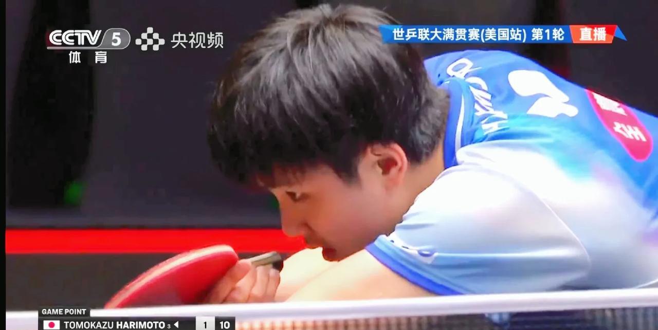 张本智和签位不错呀，第一轮对阵美国选手纳雷什，张本智和简直是降维打击！
解说频频