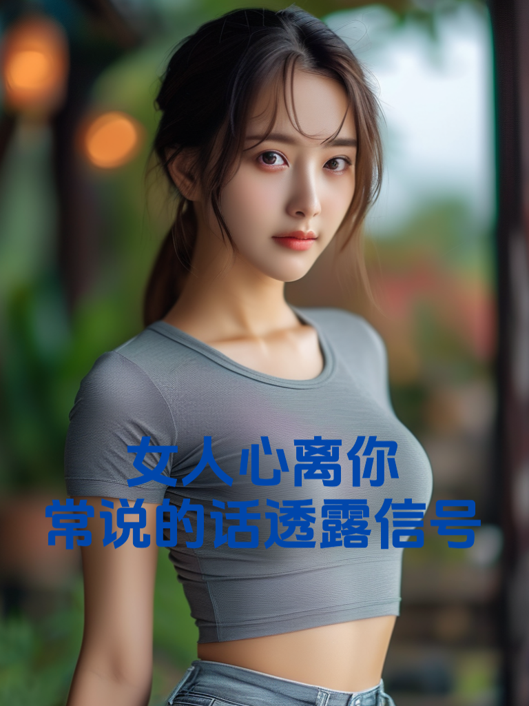 女人心离你，常说的话透露信号