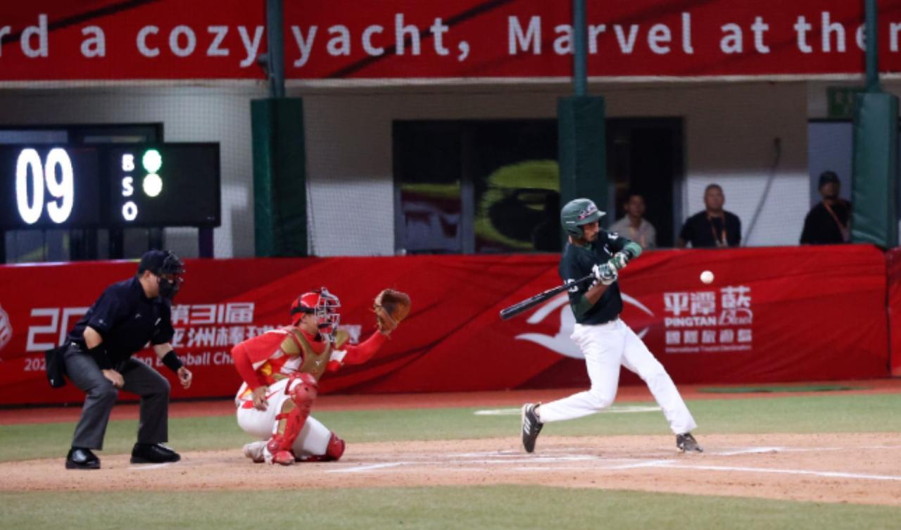 #棒球#
2025年9月23日，第三十一届亚洲棒球锦标赛小组赛第二轮，中国队4比