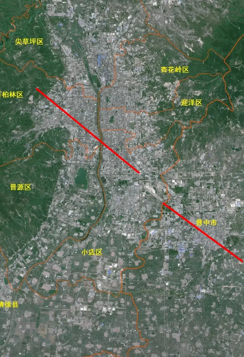 太原武宿机场的位置真是一言难尽

太原机场位于太原市区东南，原来还算郊区，现在己
