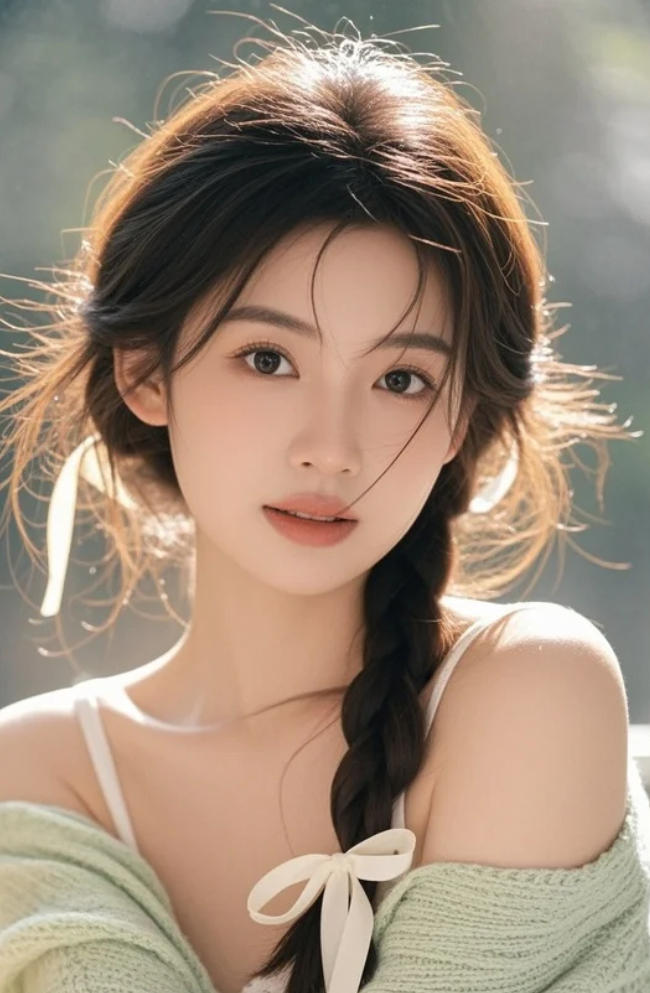 窗外世界喧嚣，窗内她只与一缕斜阳对坐，安然如旧梦