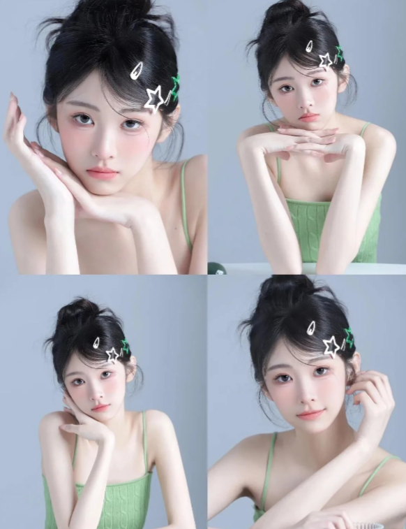 简约，时尚，氧气空气感的少女肖像写真