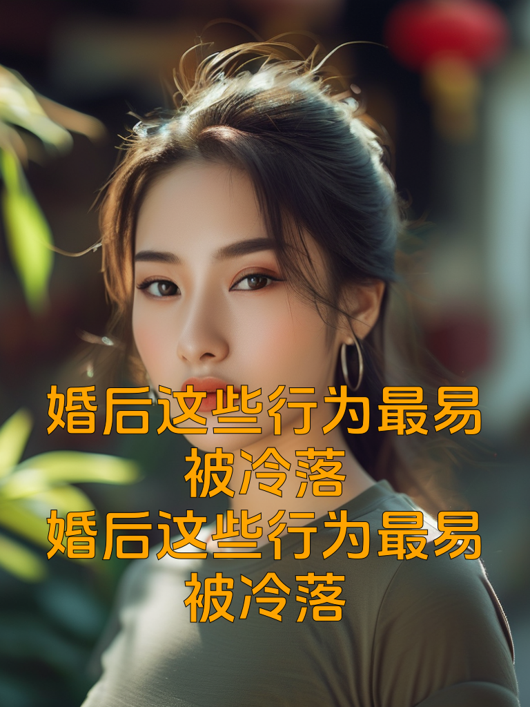 婚后这些行为最易被冷落