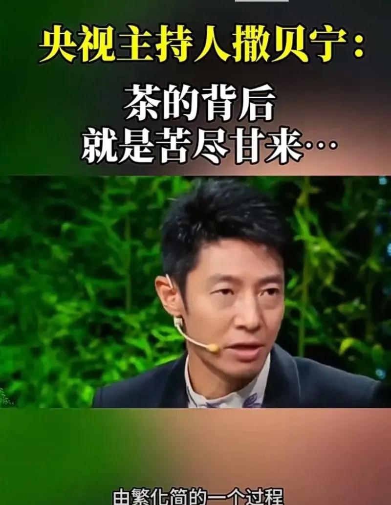 主持人问撒贝宁：“观众见过你素颜的样子吗？”撒贝宁答：“当然见过，我录节目向来不