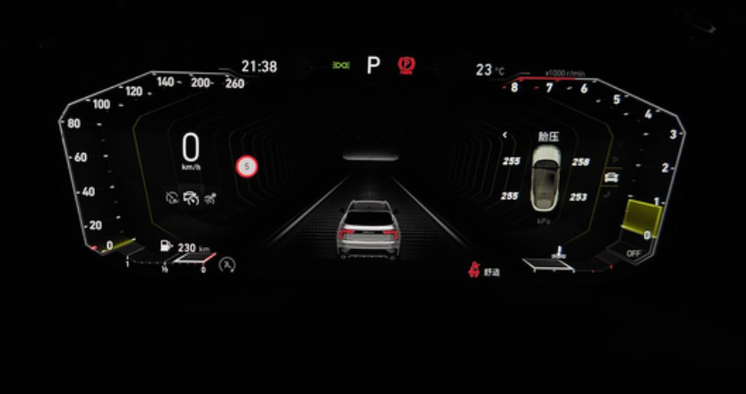 升级后的753车机，胎压怎么投影到仪表盘