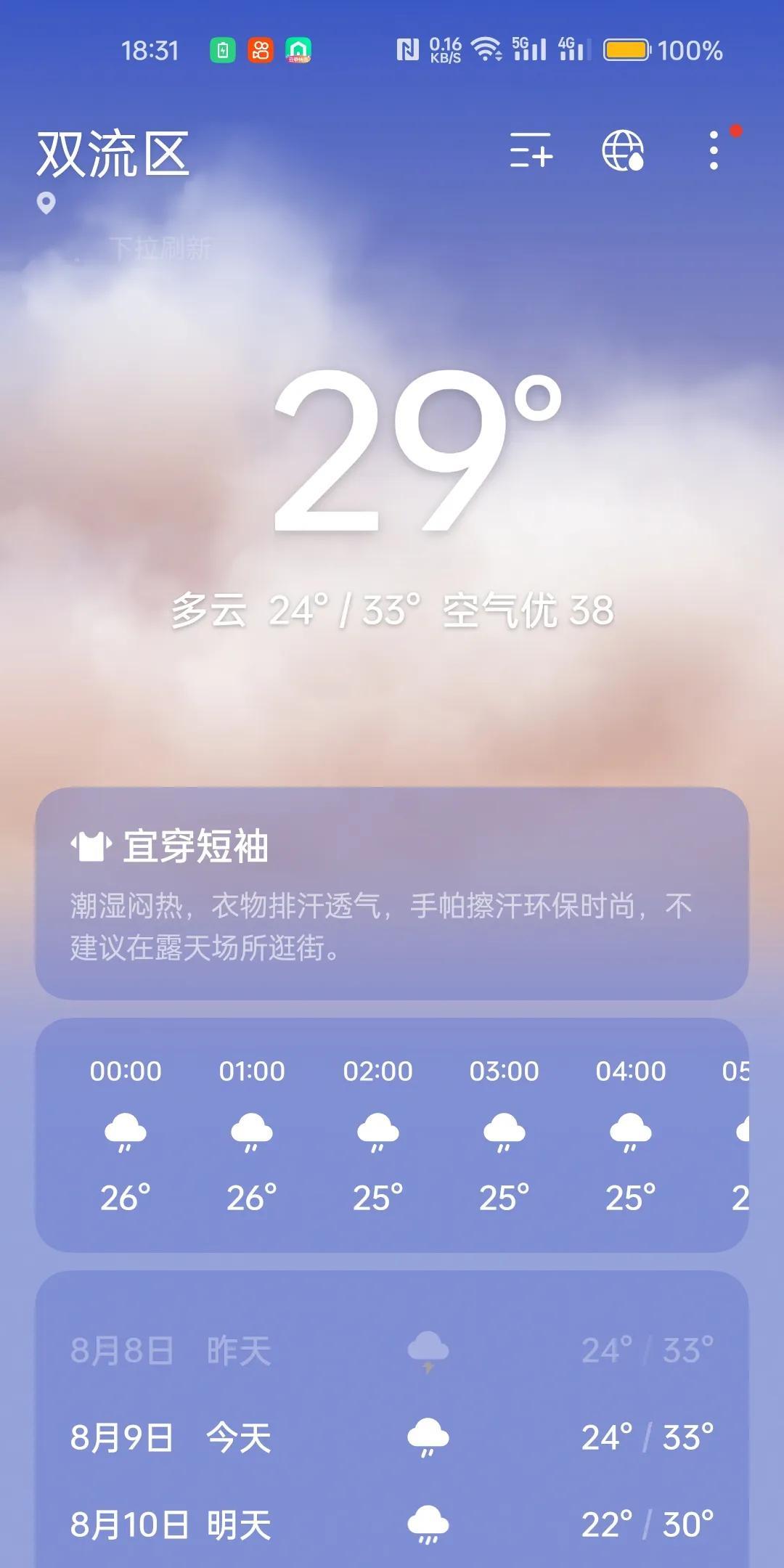 从两天前预报说有雨，直到现在也一滴雨没见。都说听风就是雨，可是风没少听，就是不见