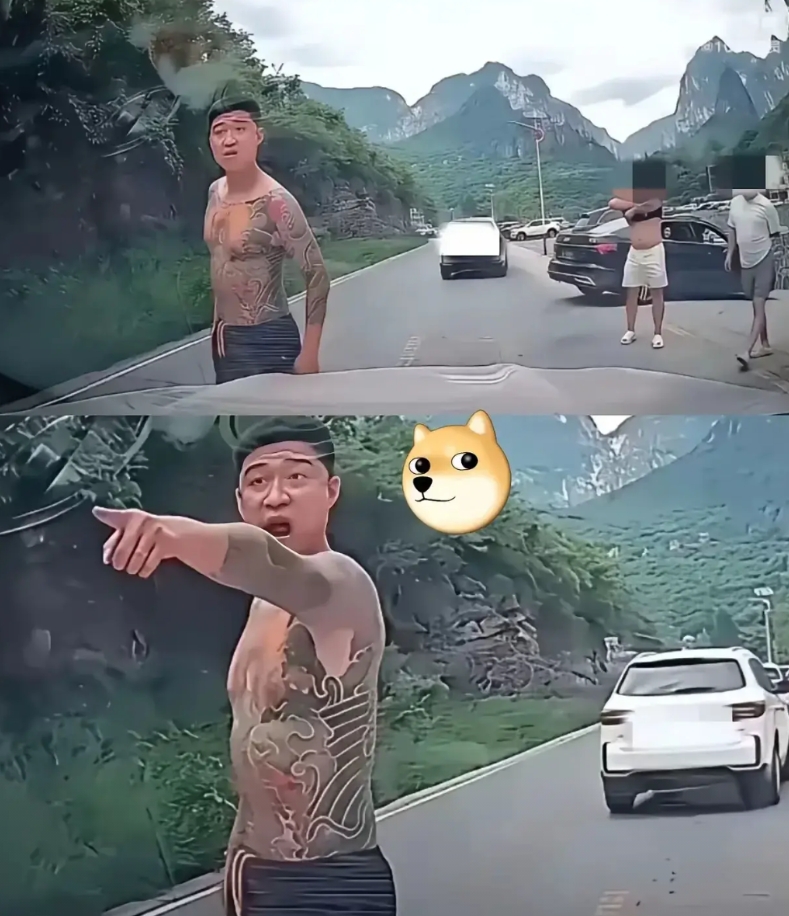 此时此刻纹身男在想什么？
它为什么会如此嚣张？
敢情真把南太行看成自己的地盘了吗