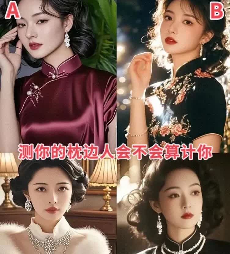 测你的枕边人会不会算计你？
你最欣赏下面哪位女子！