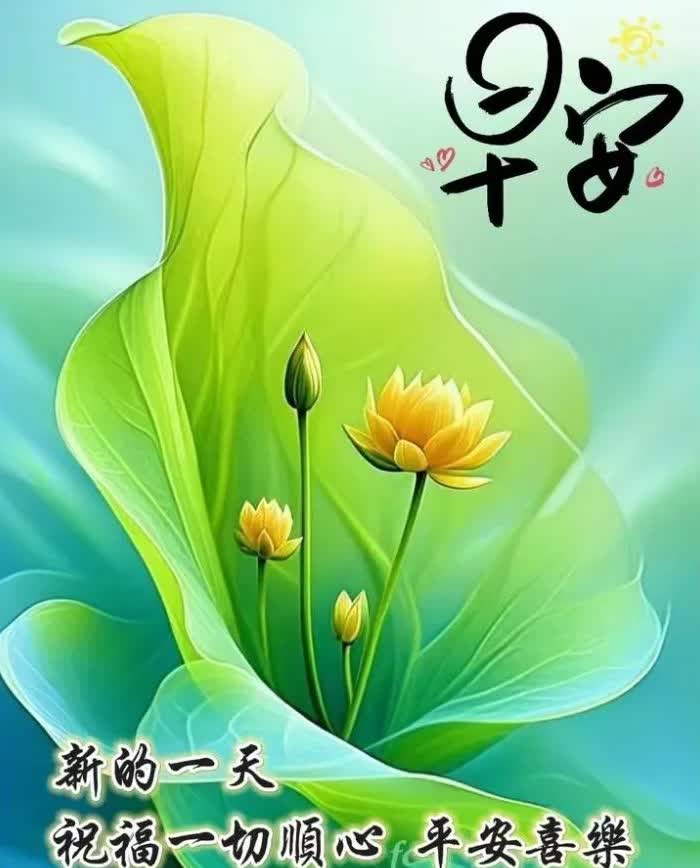 早呀！今天又是元气满满的一天！宽心装福气，不急不躁，等花开，等福来，日子的甜度正