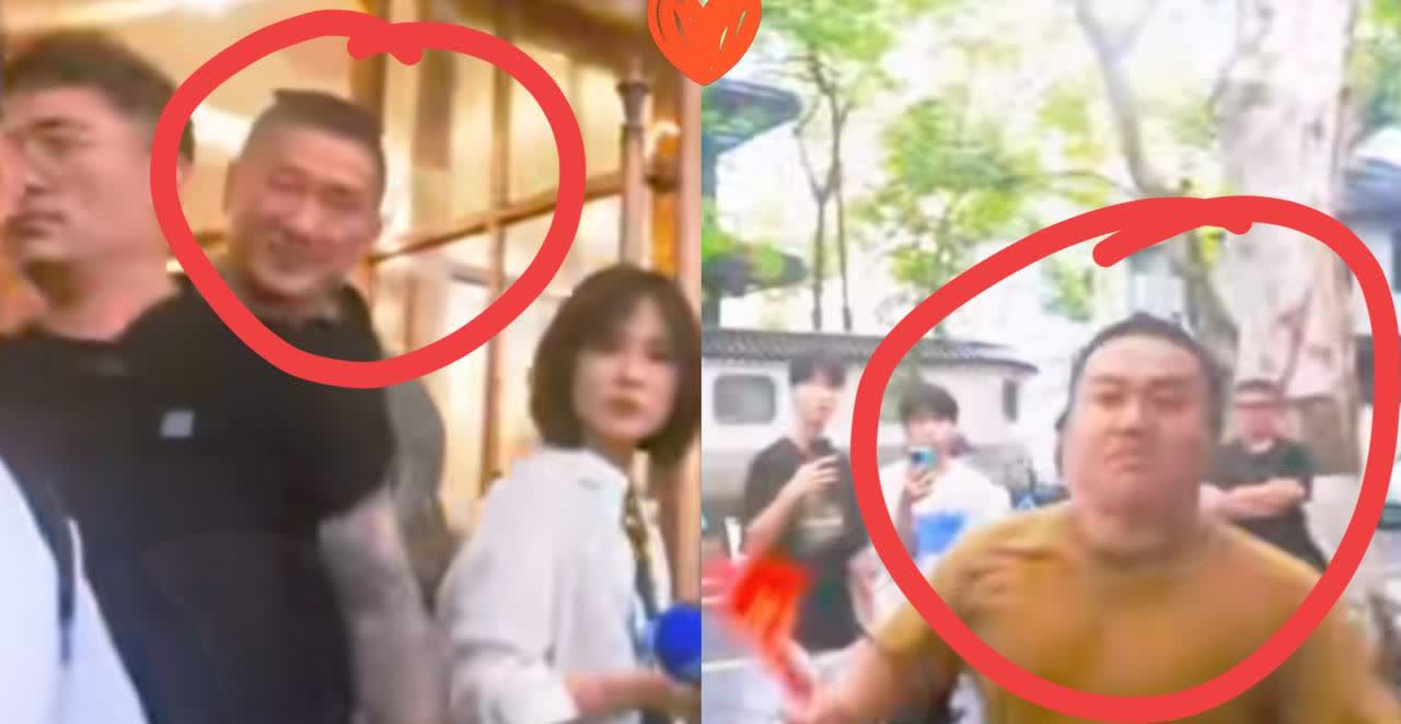 网红“馆长”陈之汉，
​今天在直播中遇到黄衣男子冲上来指着馆长说：“你就是陈之