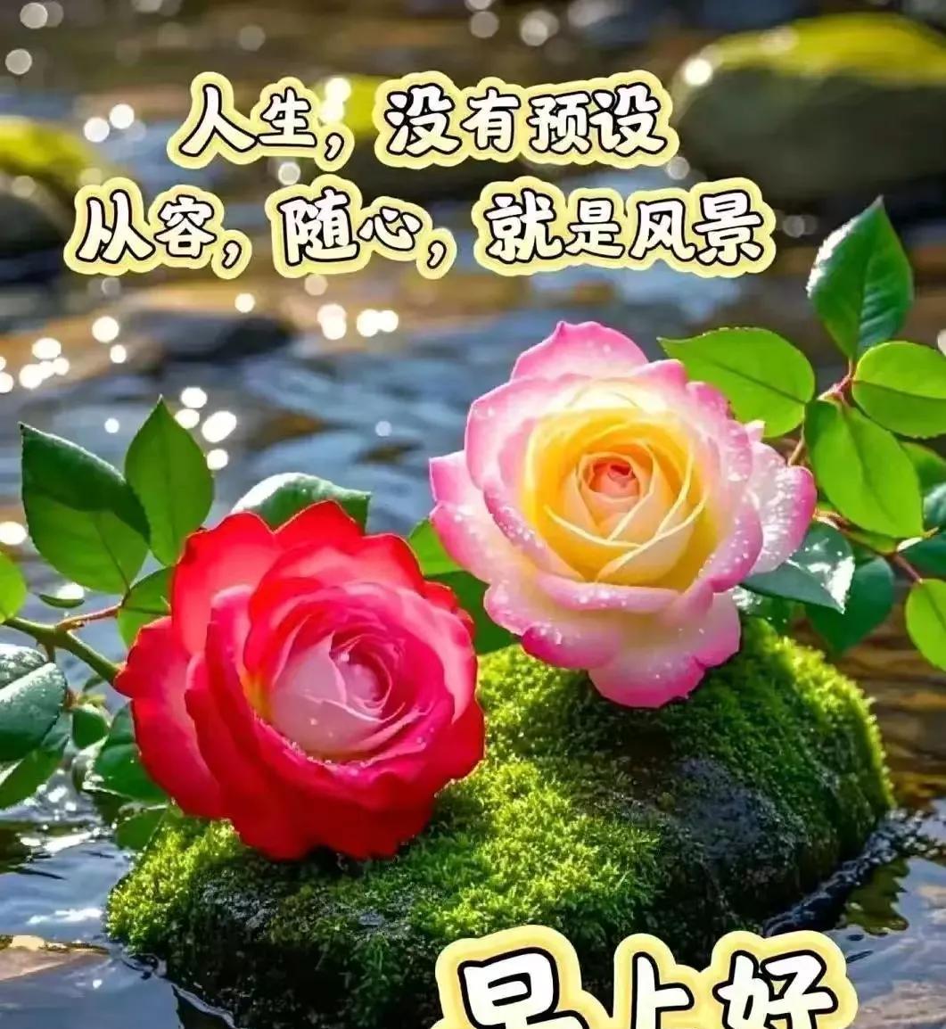 今日感悟：人生，没有预设；从容，随心，就是风景。
感悟分享——
今日，于喧嚣尘世