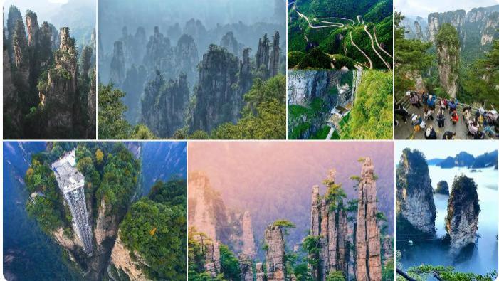 中国的八大仙境？张家界：石柱林的奇幻世界，九寨沟：童话世界的水彩 ；探寻超凡脱俗的自然奇迹, 此生不