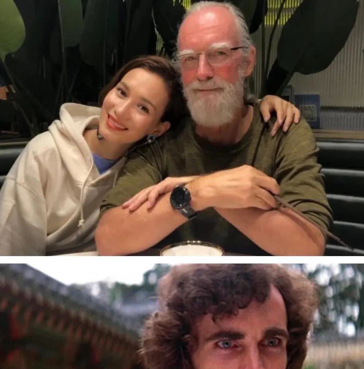 卢靖姗的父亲好厉害，难怪会养育出这么优秀的女儿。他以前是武打演员，跟李小龙合作演
