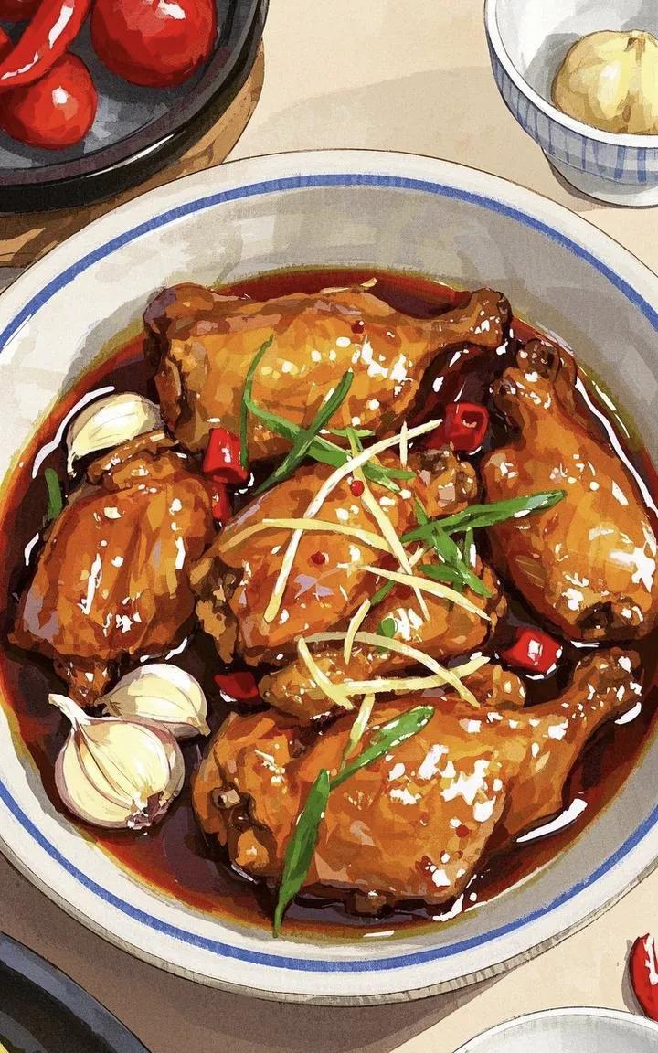 台式三杯鸡：令人难忘的台湾风味
在台湾美食的浩瀚星空中，台式三杯鸡恰似一颗璀璨的