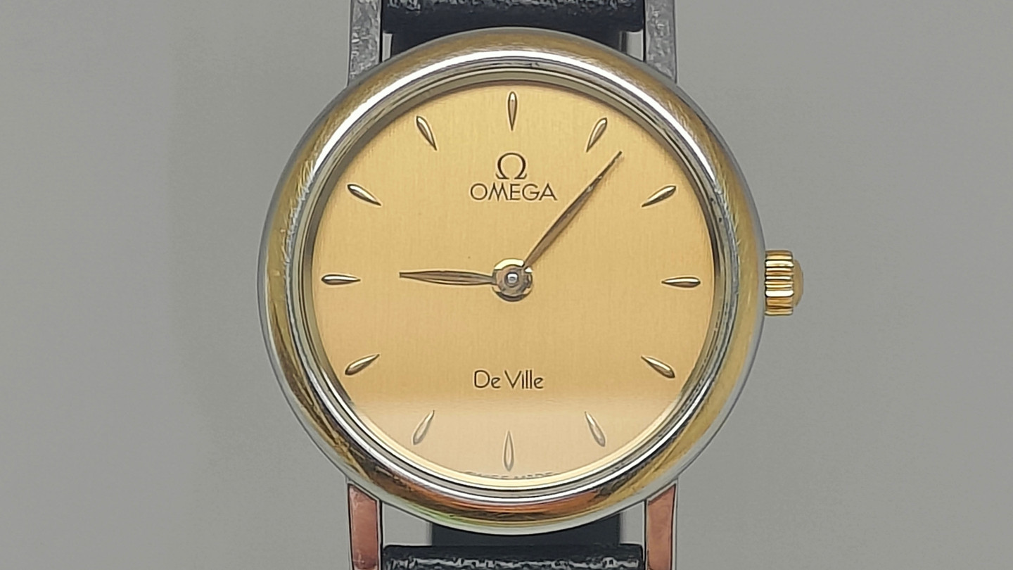 瑞士正品欧米茄女表，休闲百搭金圈闪耀！