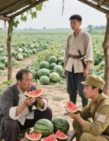1944 年，运河支队一个连长被地主挖空心思策反成叛徒，谁知地主在请他吃瓜时，却