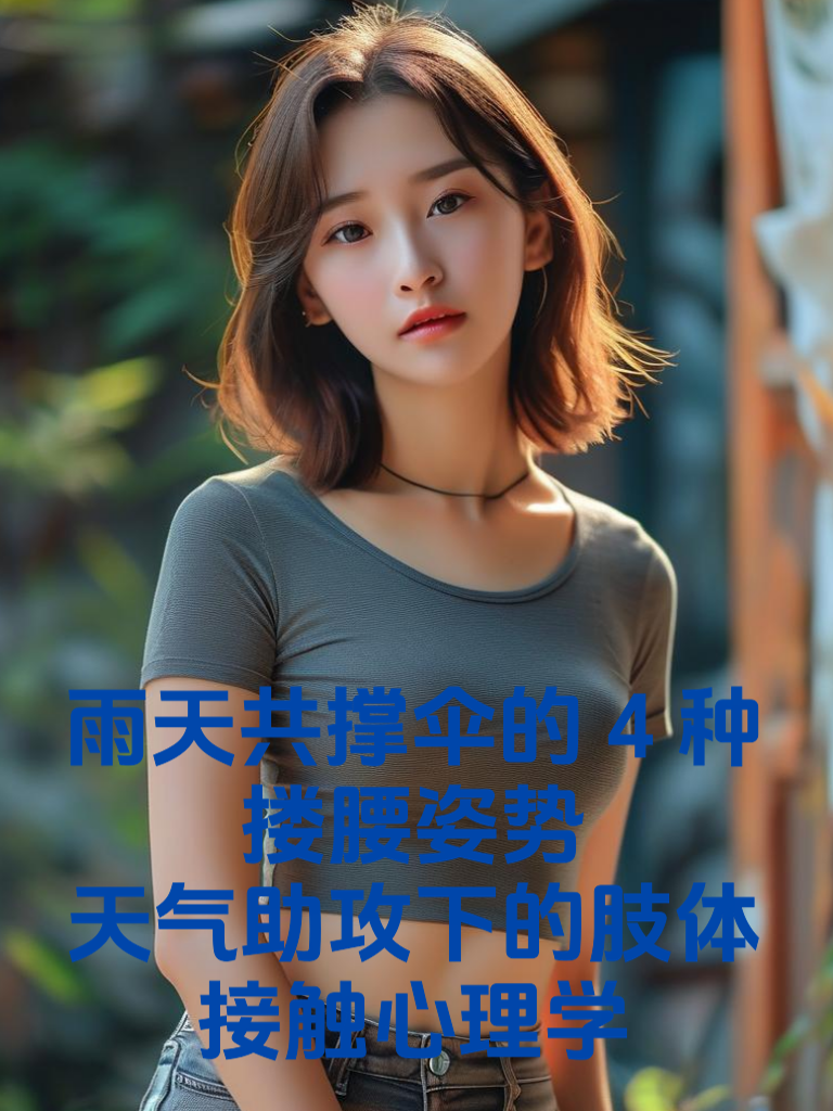 雨天共撑伞的4种搂腰姿势！天气助攻下的肢体接触心理学