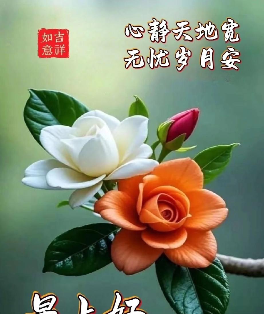 [玫瑰]早上好[玫瑰]
心静天地宽，无忧岁月安。
快乐让我们永远烂灿，
健康让我