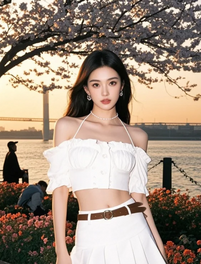 不争春色，她却让整片江岸为之倾心