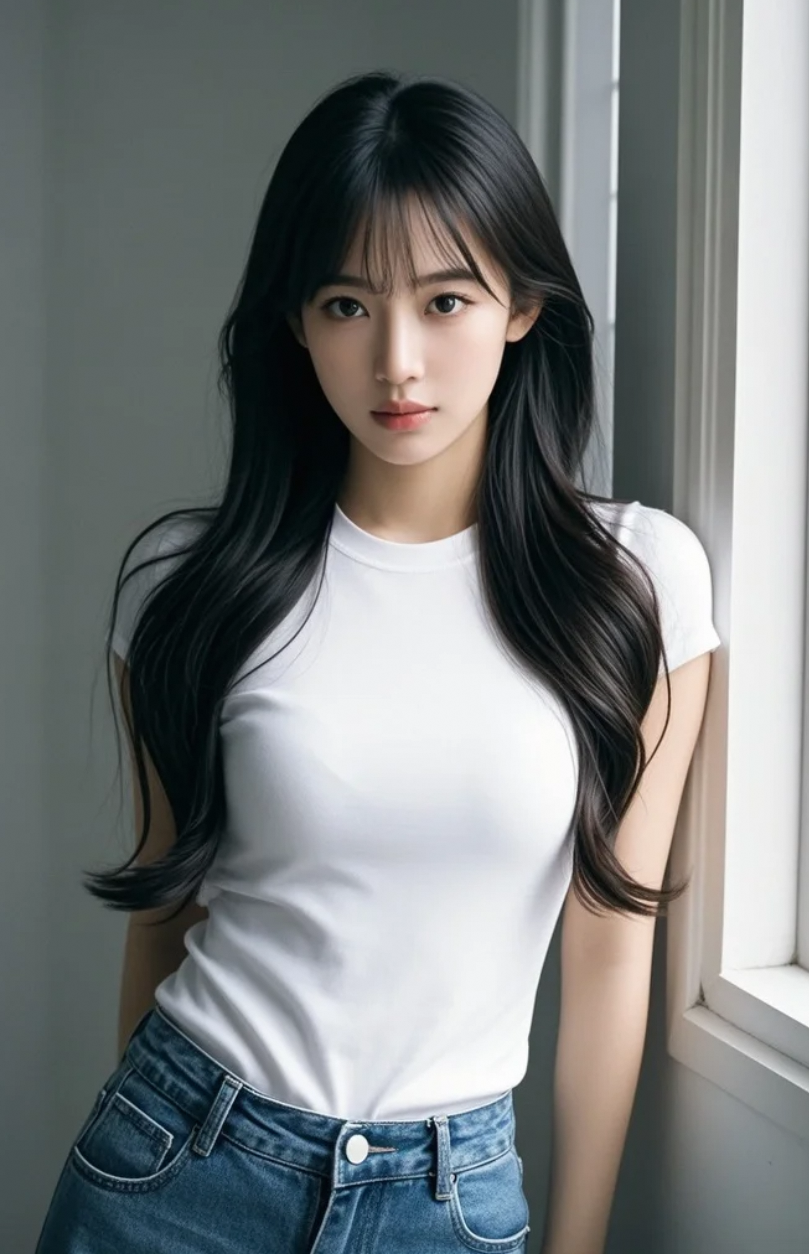 牛仔白T下的青春美好记忆