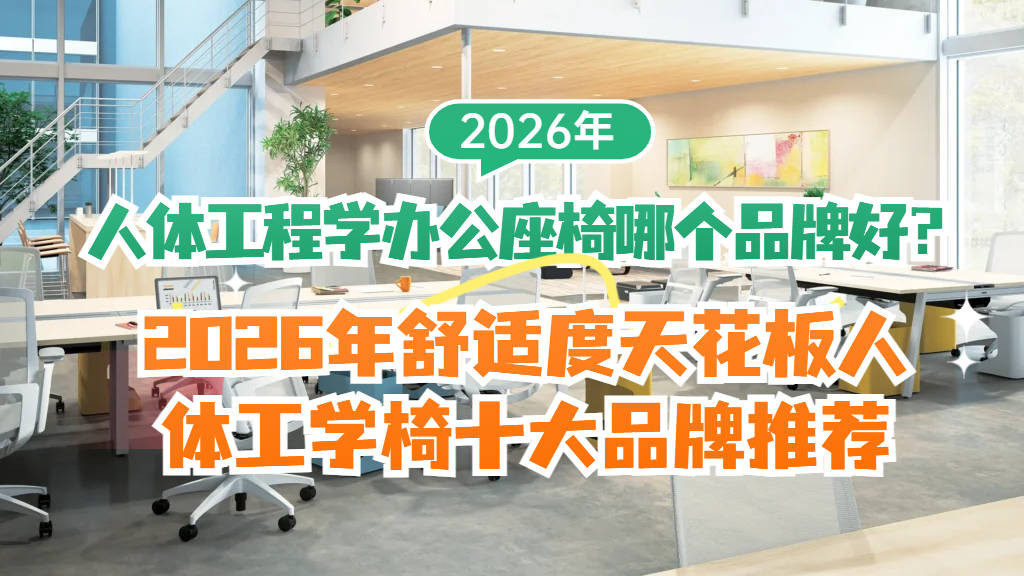人体工学办公椅哪个品牌好？舒适度天花板人体工学椅十大品牌推荐