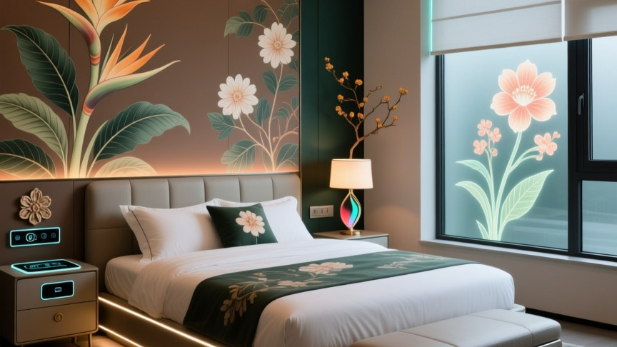 杭派花卉室内设计风格方案20260113001