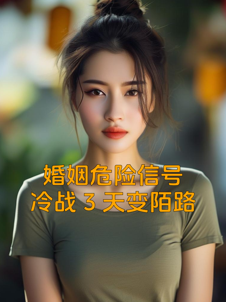 婚姻危险信号：冷战3天变陌路