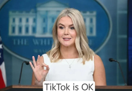 白宫：TikTok威胁论被夸大
今天凌晨，卡罗琳在例行记者会上谈到即将面临封禁的