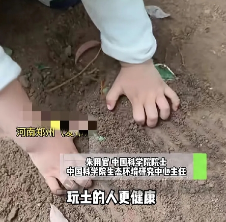 玩土的孩子更健康！专家说的这句话我信！6月14日河南郑州中国科学院院士朱用官发布