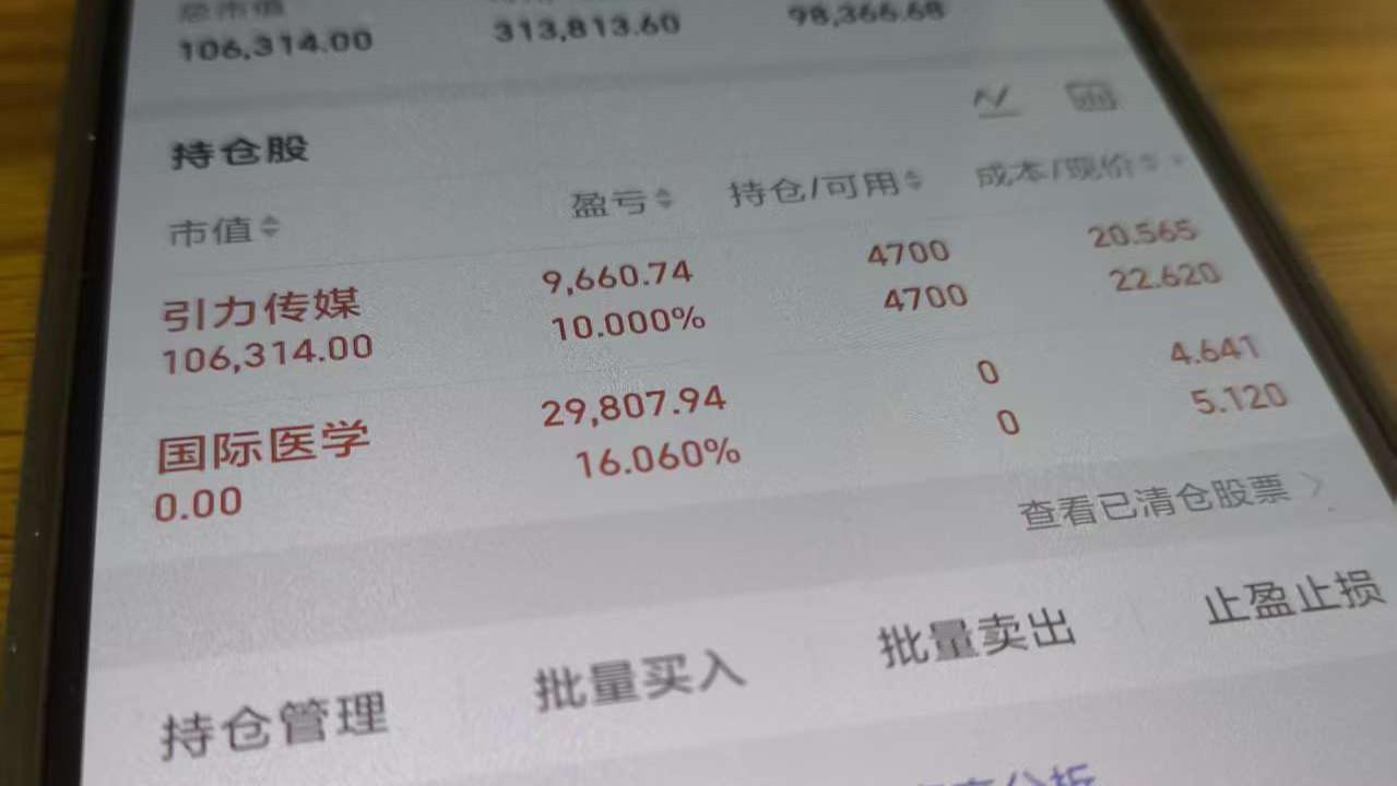 1月7日，+4.39%，引力传媒。