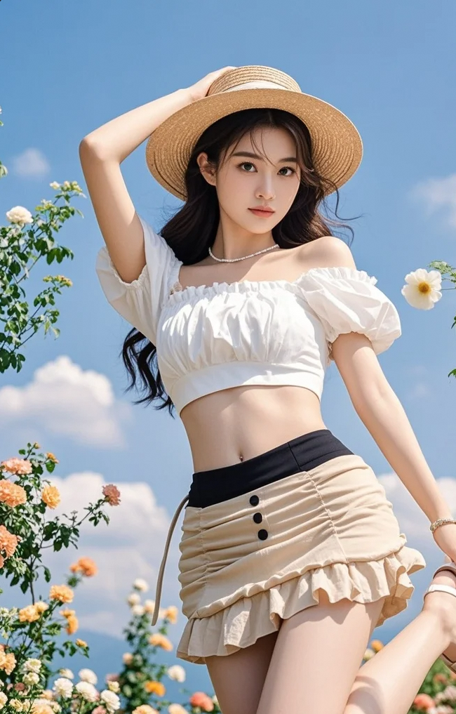 云朵在偷拍我？算了，毕竟本仙女360°无死角