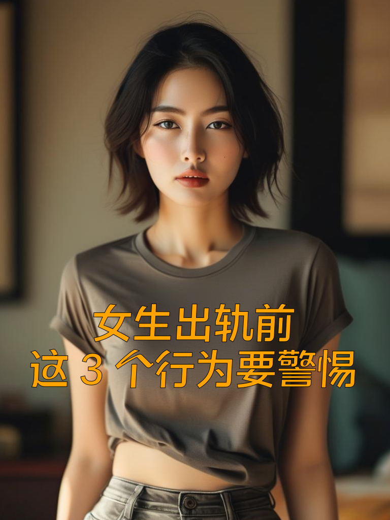 女生出轨前，这3个行为要警惕
