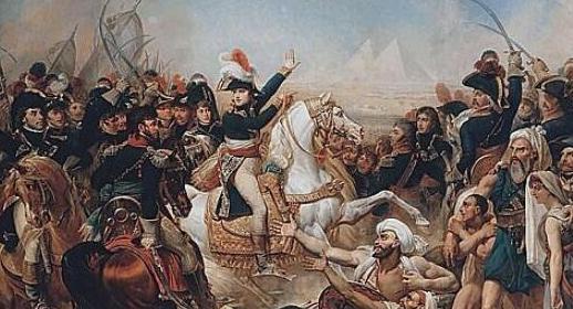 1798年，12000马穆鲁克骑兵溃败，为逃出绝地，他们慌不择路，大多跳进尼罗河