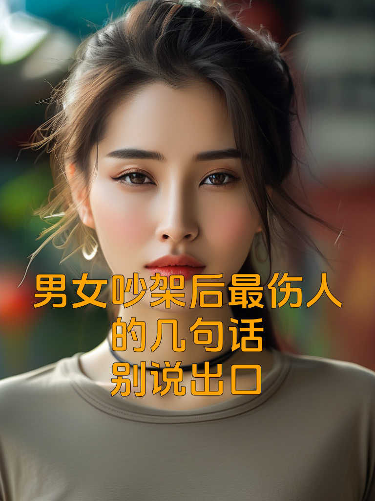 男女吵架后最伤人的几句话，别说出口