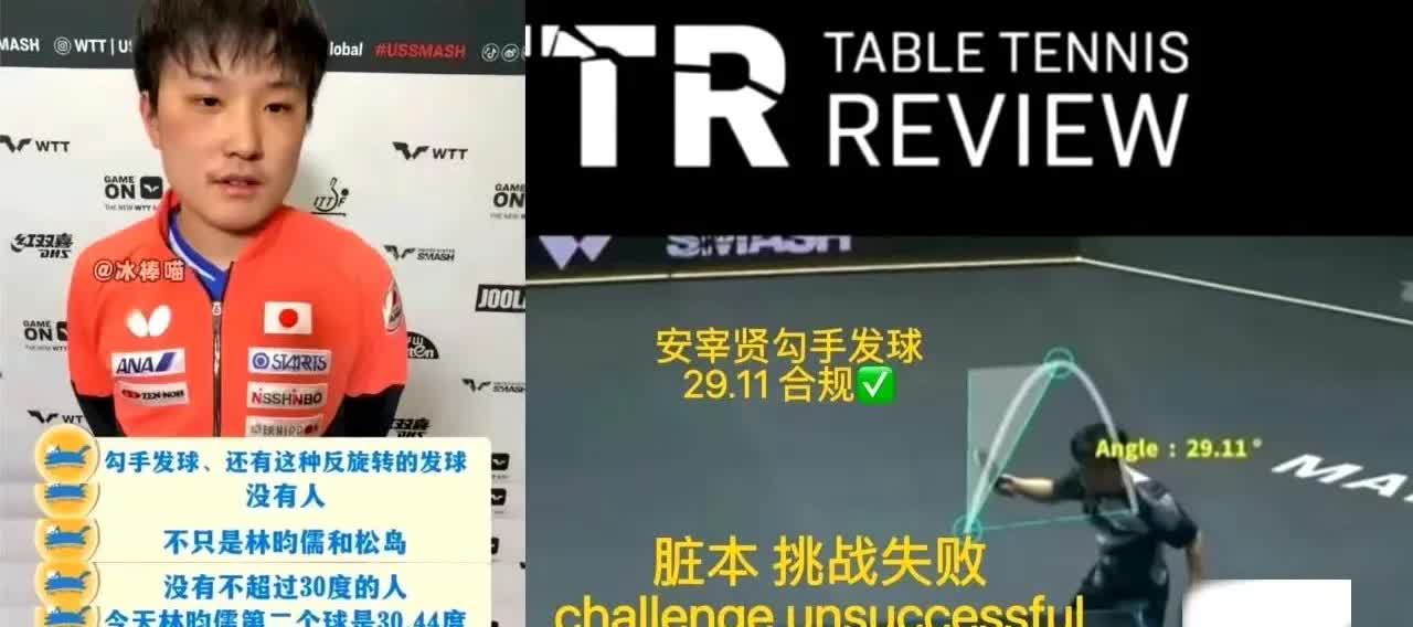 张本智和丢人丢到姥姥家了！

他说，勾手发球，还有反旋转的发球，不只是林昀儒