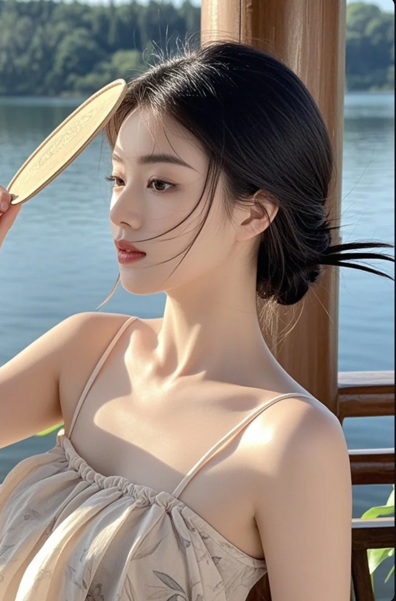 她不说话，却胜过千言万语