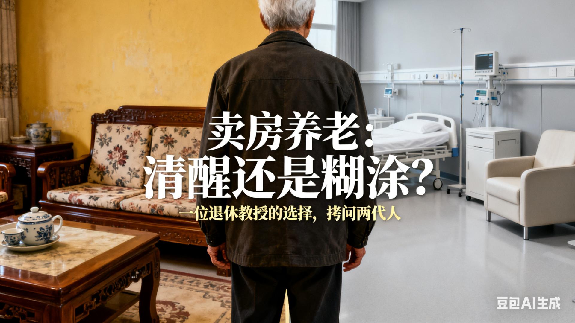 卖掉北京的房，住进养老院：这位退休教授，是人间清醒，还是晚景凄凉？