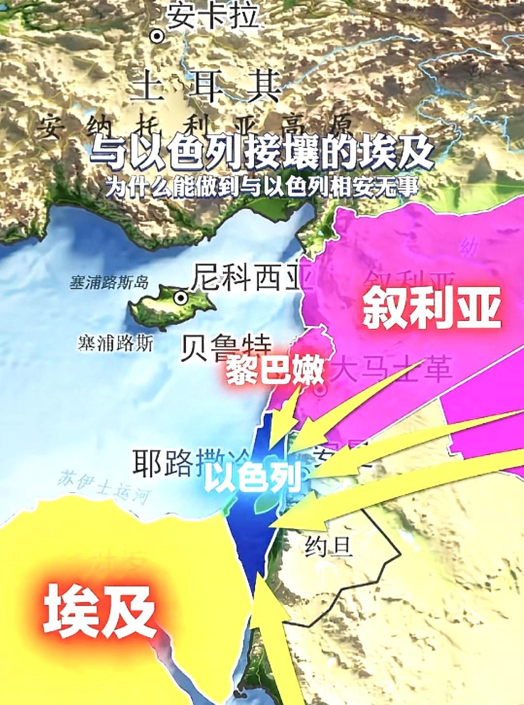 埃及这个行动，再次证明如果伊朗和以色列是邻国，以色列早被灭了！
埃及和以色列的紧