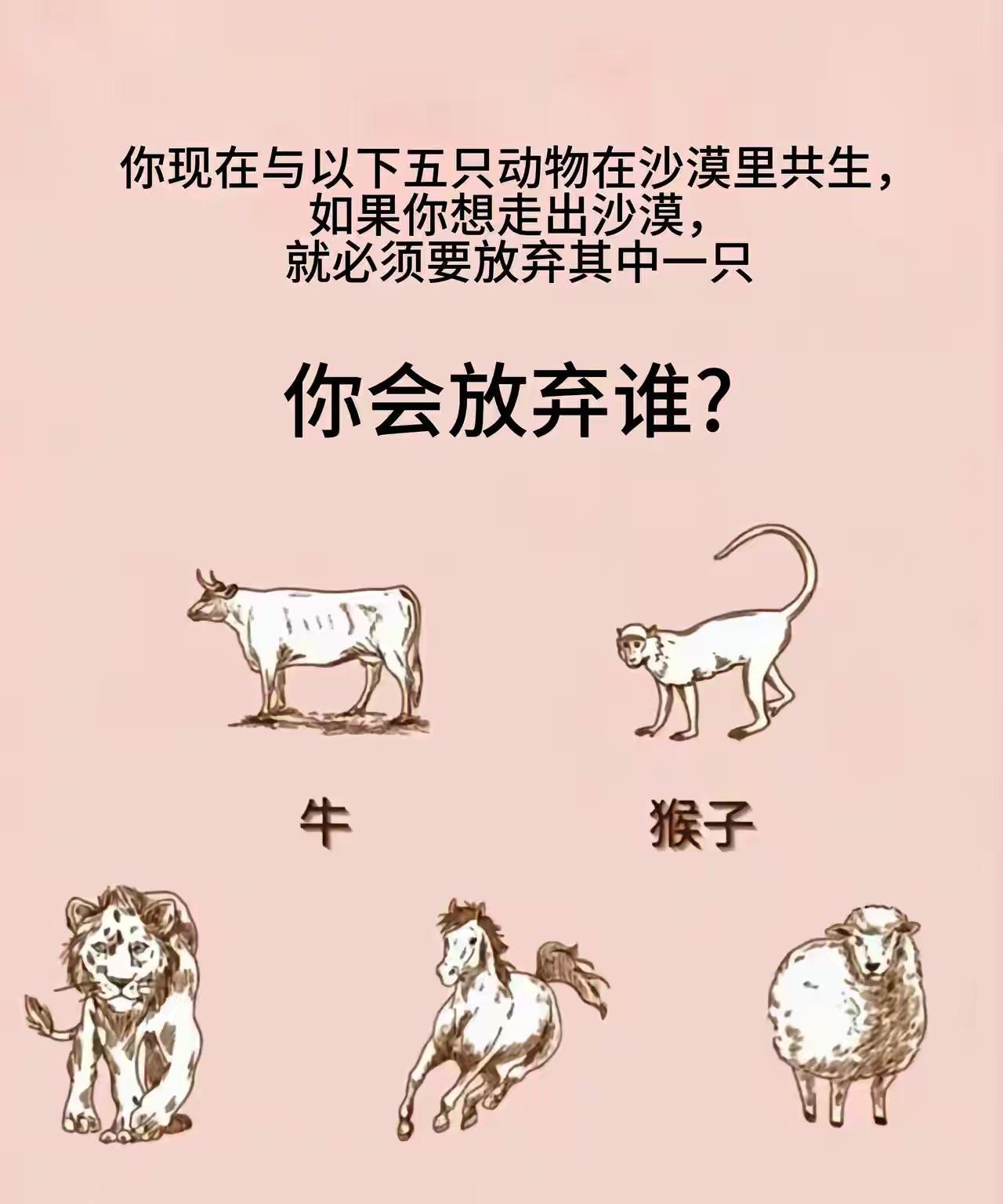 很火的心里测试题，只需10秒就能测出什么是对你最重要的？
你们看看准不准！
答案