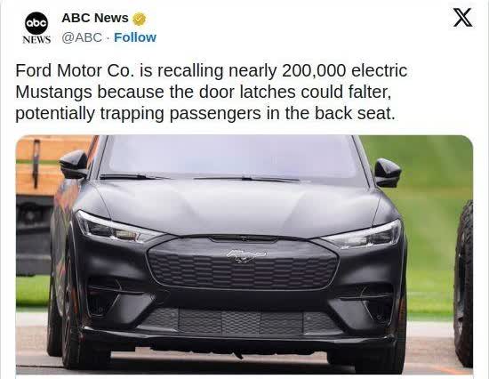 Ford Motor Co. is recalling nearly 200,0