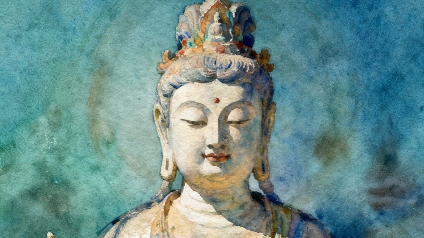 腊十八——素笺染佛容