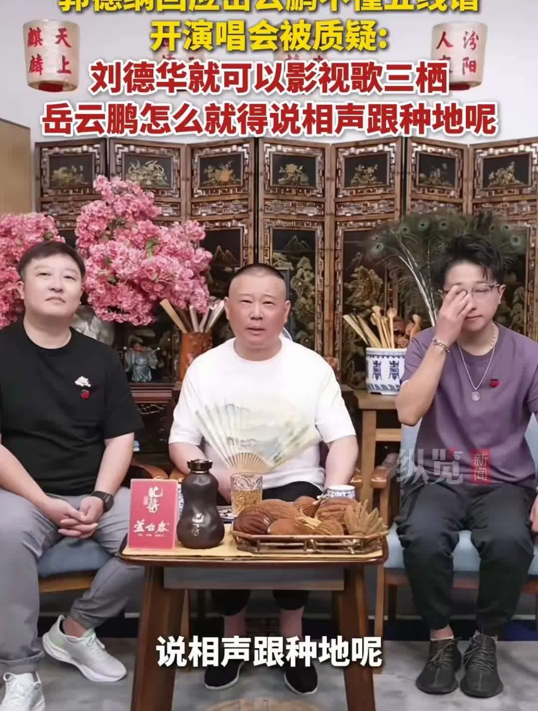 三叔观点：刘德华都可以影视歌三栖，不识五线谱的岳胖子为什么就不能开演唱会？都忍忍