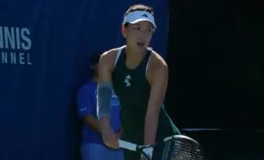 北京时间8月22日凌晨，2025赛季WTA250克利夫兰站女单第二轮结束了一场补