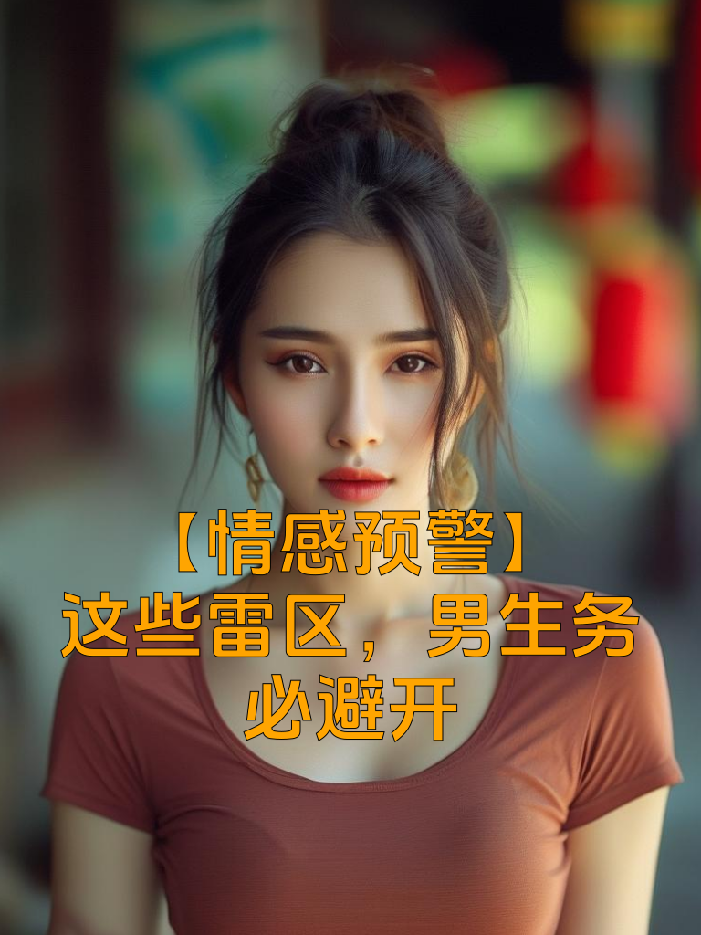 【情感预警】这些雷区，男生务必避开
