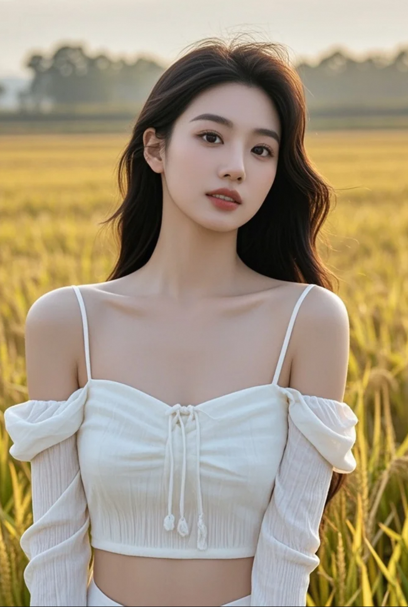 稻田是她的裙摆，风是她的舞伴，秋是她的舞台。