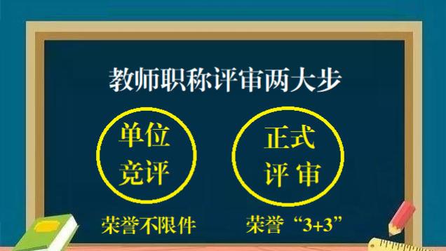 教师申报职称，最忌讳“荣誉偏科”